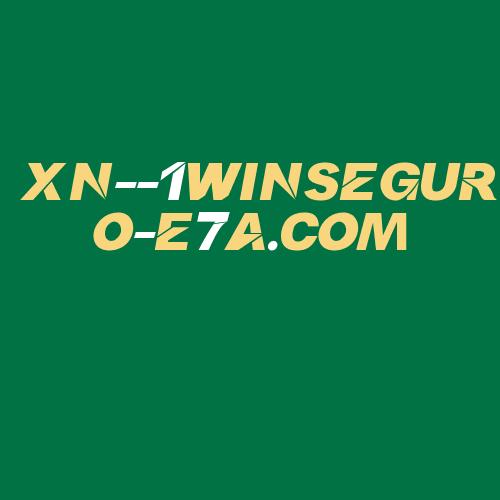 Logo da XN--1WINSEGURO-E7A